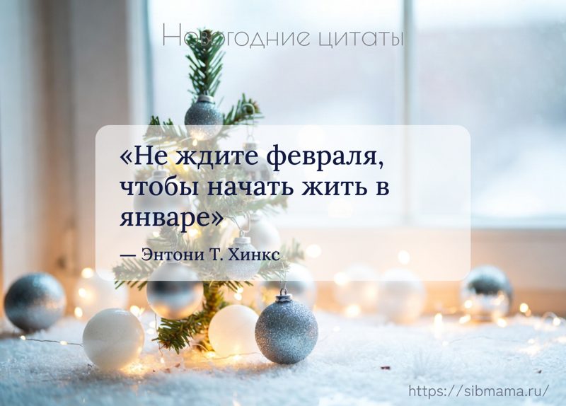 Новогодние цитаты, заставляющие задуматься