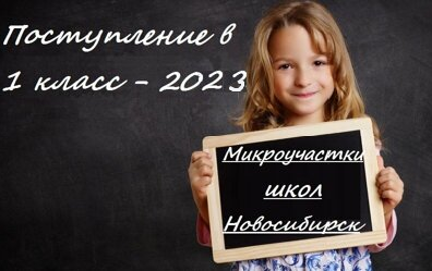 Микроучастки школ - 2023 в Новосибирске